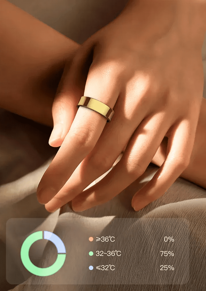 Gold Smart Ring - Image 4